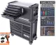 TECH SERIES TOOL KIT WITH POWER TOOL CUPBOARD - 346PC - METRIC/SAE - DIAMOND BLACK BONUS EVAS